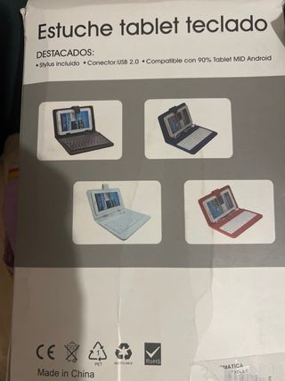 Funda tablet con teclado 7 