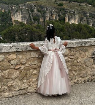 Vestido de comunion una sola puesta.