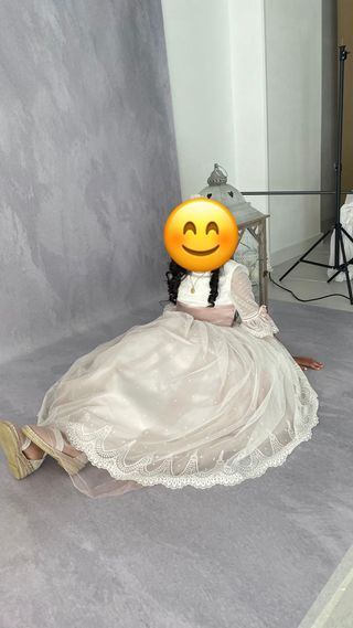 Vestido de comunion una sola puesta.