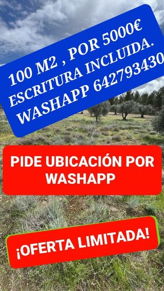 8000€ VENDO TERRENO DE 100 M2  Madrid
