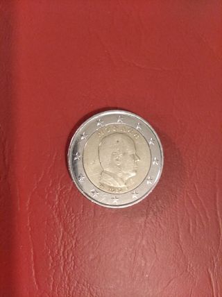Moneda 2 euros Mónaco 