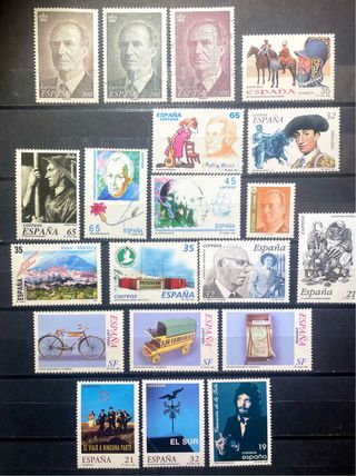 20 Sellos década 1990 Nuevos con goma GANGA