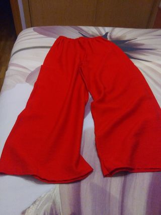 Conjunto de pantalón y top volante