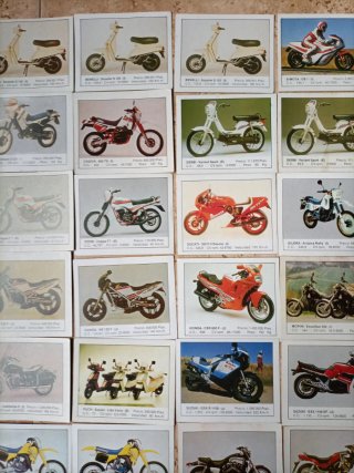 42 Cromos colección Motos 1987.