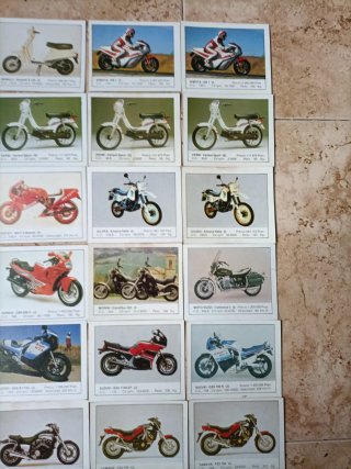 42 Cromos colección Motos 1987.