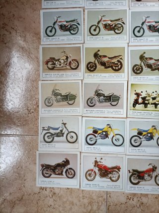 42 Cromos colección Motos 1987.