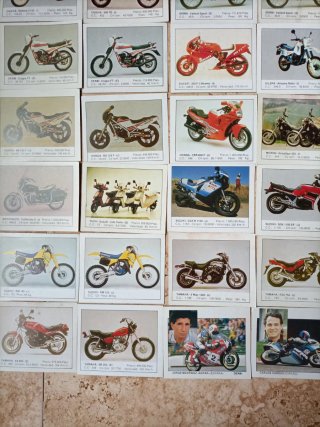 42 Cromos colección Motos 1987.