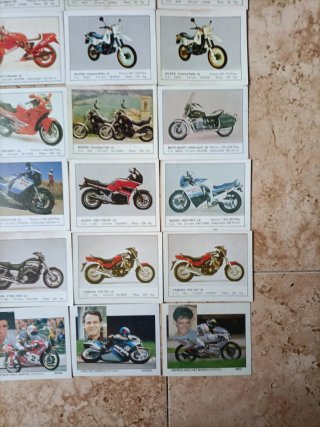 42 Cromos colección Motos 1987.