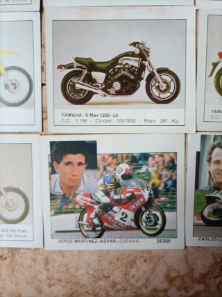 42 Cromos colección Motos 1987.