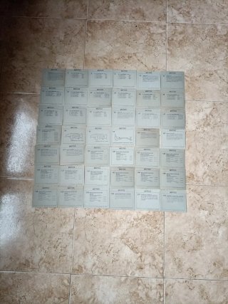 42 Cromos colección Motos 1987.