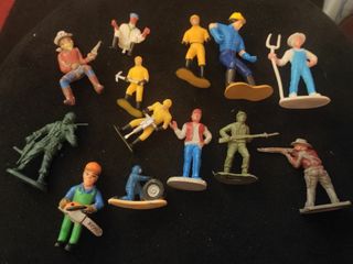 Set soldatini e lavoratori