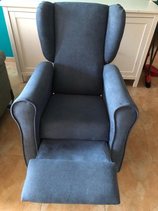 Sillón orejero abatible