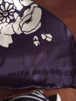 Foulard Sciarpa Mila Schon Seta Pura Made in Italy