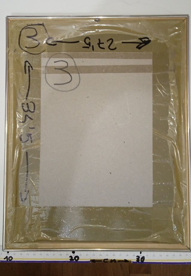 TRES CUADROS FLORALES CON MARCO PLATEADO