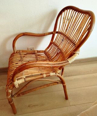 Butaca de mimbre