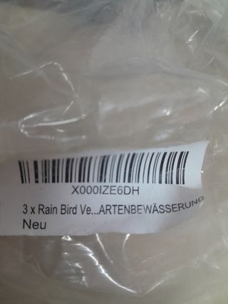 Lote de aspersores raind bird