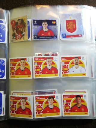 Colección completa Eurocopa 2024 topps 