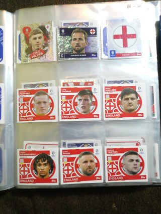 Colección completa Eurocopa 2024 topps 