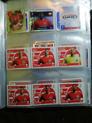 Colección completa Eurocopa 2024 topps 