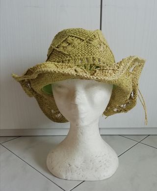 Cappello donna in paglia TU Aqua Mare 