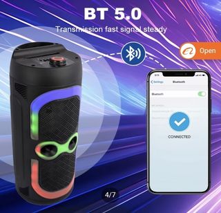 Altavoz karaoke rgb 50cm bateria estereo