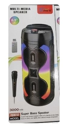 Altavoz karaoke rgb 50cm bateria estereo