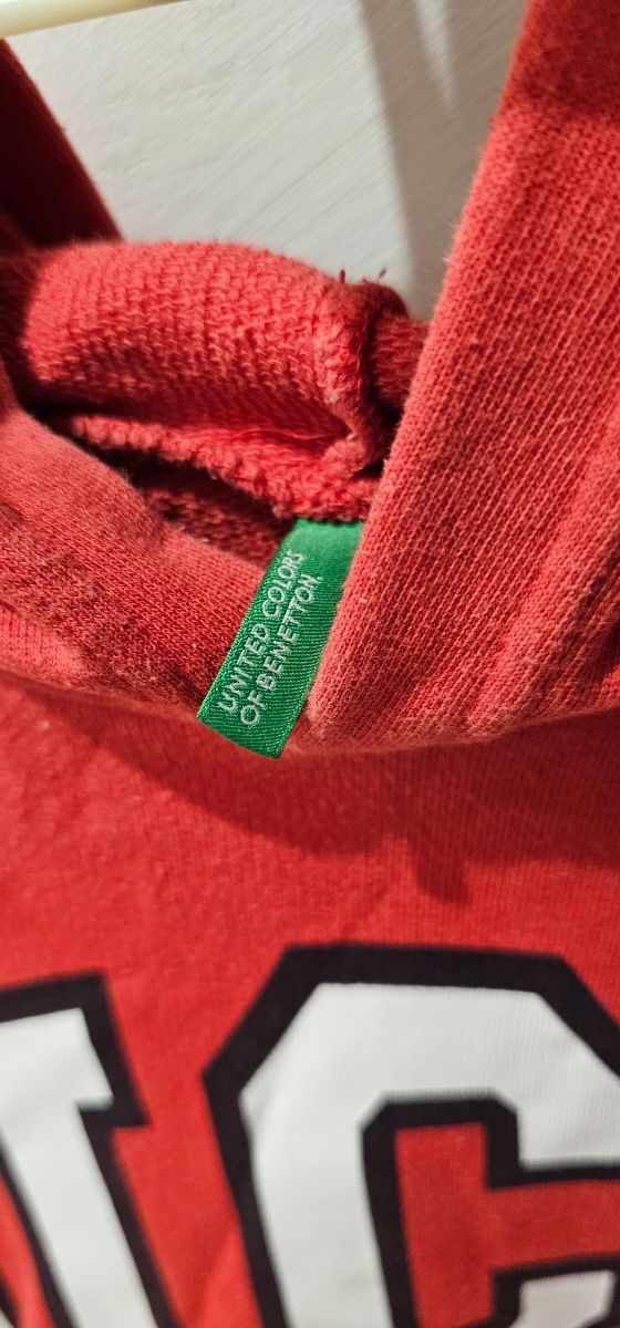 Sudadera Benetton roja