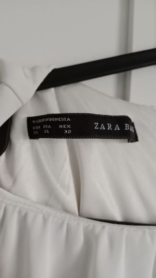 Vestido blanco zara