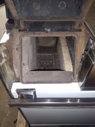 Cocina económica leña.