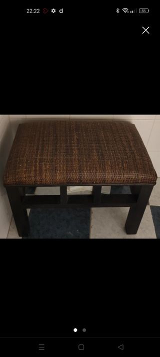 Banqueta teka