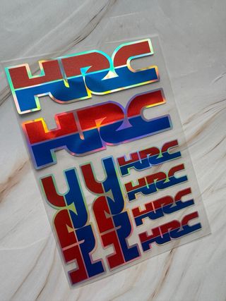 PACK PEGATINAS HONDA MOTO “HRC” LOGO CBR SH CT CXR