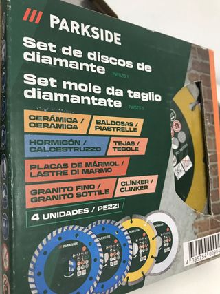 Set de discos de diamante