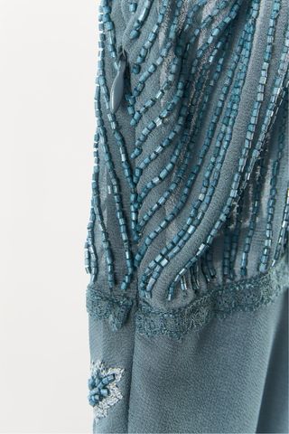 VESTIDO BORDADOS LENTEJUELAS ABALORIOS ZARA