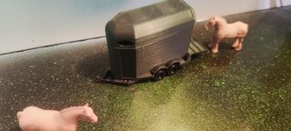 Remolque para un caballo escala H0