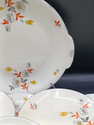 Juego de postre porcelana Bavaria