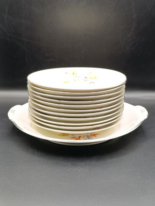 Juego de postre porcelana Bavaria