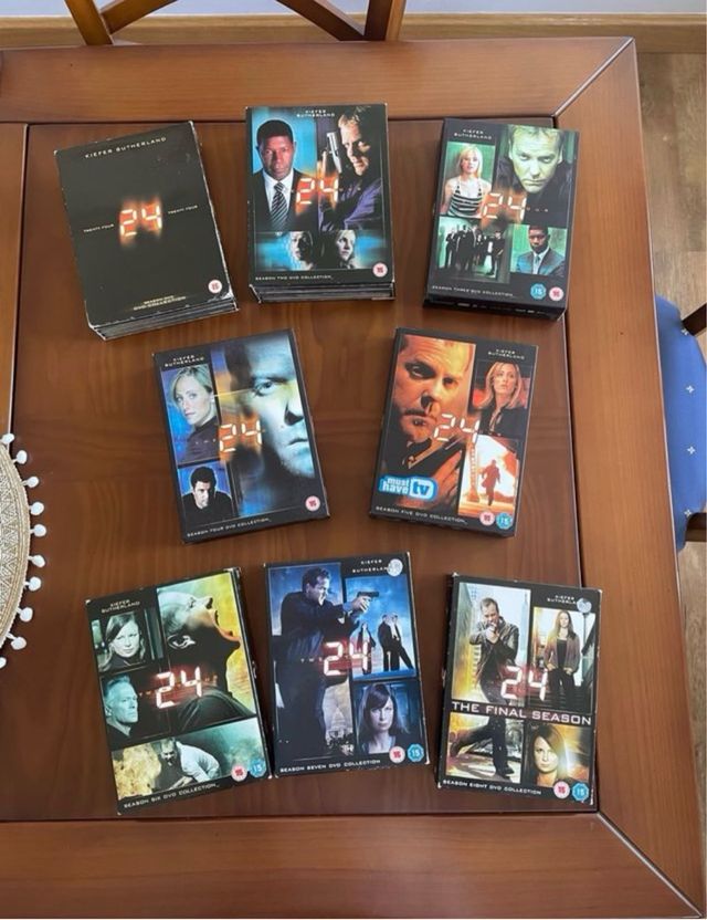 Lote Serie “24“ en Ingles. Completa.