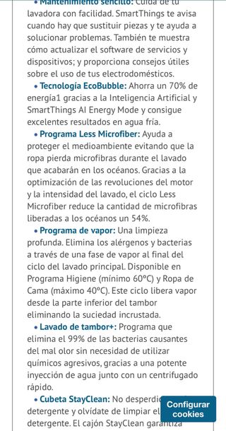 Lavadora Samsung 9 kg Super oferta