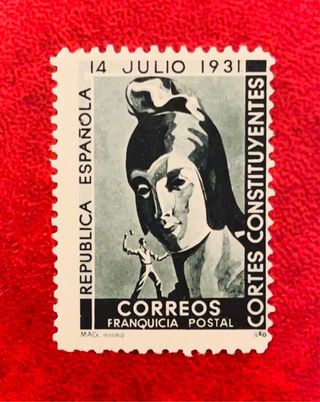 Curioso Sello Cortes Constituyentes II República