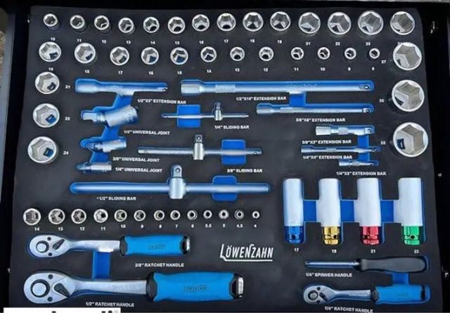 Carro herramientas de 7 cajones Herramienta llena