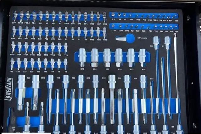 Carro herramientas de 7 cajones Herramienta llena