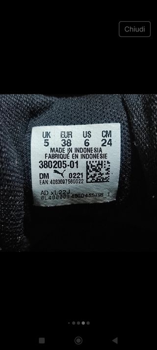 Zapatos puma 