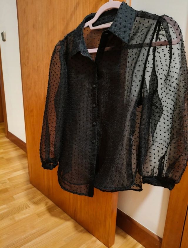 Camisa negra plumeti