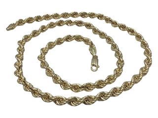 cadena oro 18k 30cm