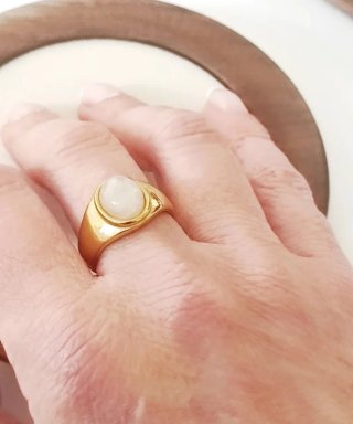Lote cuarzo rosa baño oro 18k