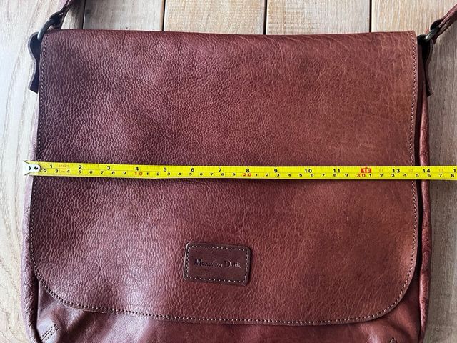 Bandolera de piel de Massimo Dutti