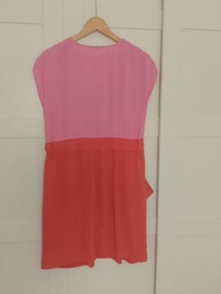 Vestido bicolor H&M T-42 
