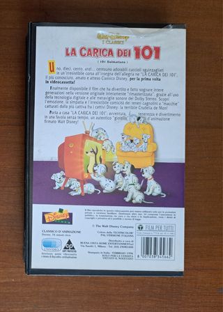 VHS Disney "La Carica Dei 101"