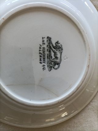 Piatto collezione giachery carlo