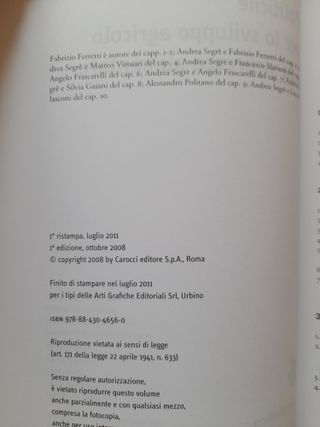 Politiche per lo sviluppo agricolo e la sicurezza